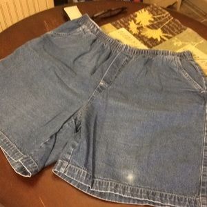 Denim shorts